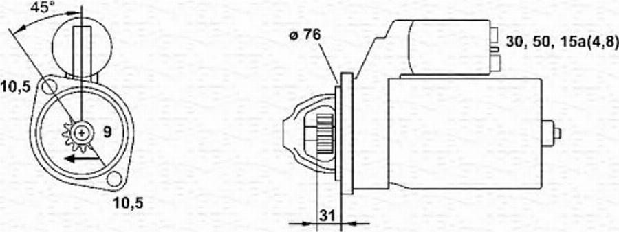 Magneti Marelli 943251485010 - Starteris autodraugiem.lv