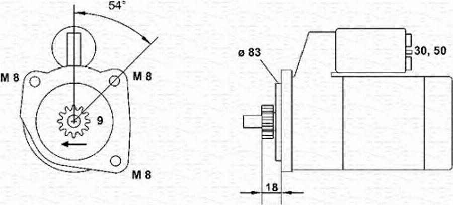 Magneti Marelli 943251433010 - Starteris autodraugiem.lv