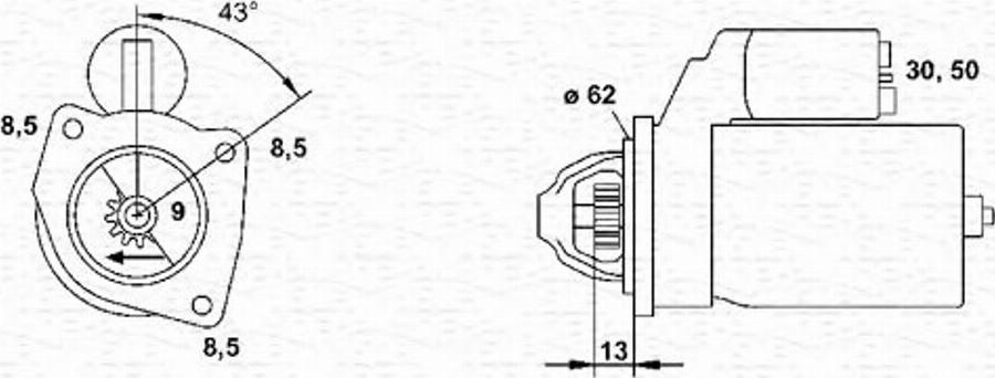 Magneti Marelli 943251424010 - Starteris autodraugiem.lv