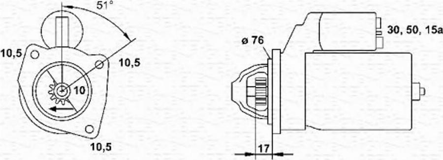 Magneti Marelli 943251690010 - Starteris autodraugiem.lv