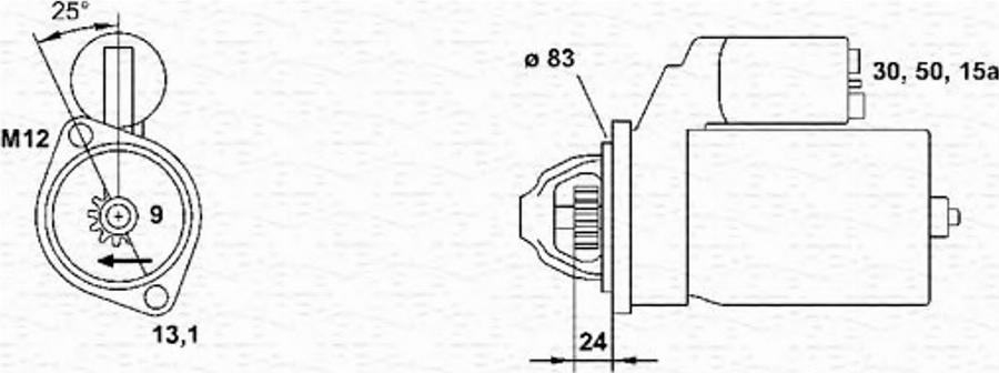 Magneti Marelli 943251648010 - Starteris autodraugiem.lv