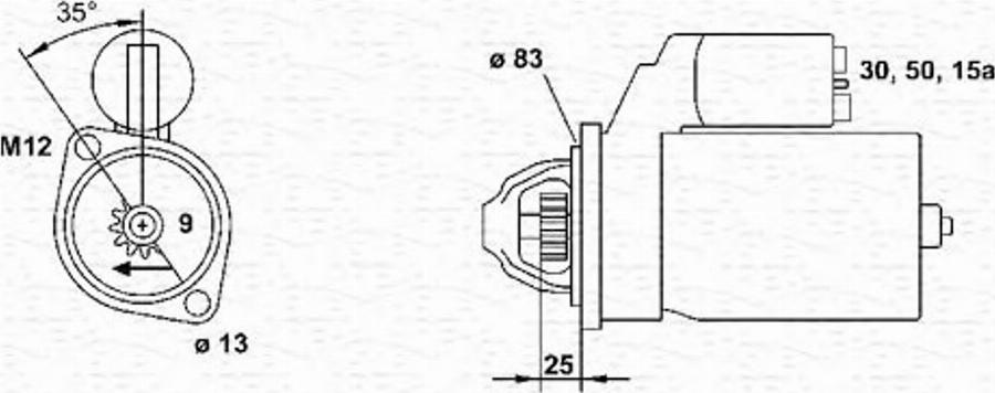 Magneti Marelli 943251669010 - Starteris autodraugiem.lv