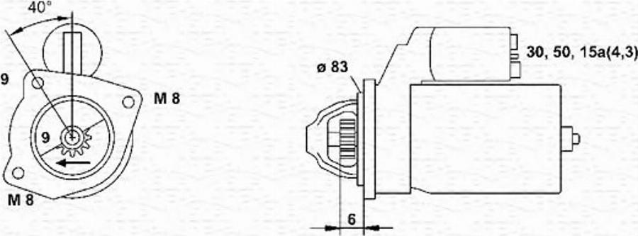 Magneti Marelli 943251627010 - Starteris autodraugiem.lv