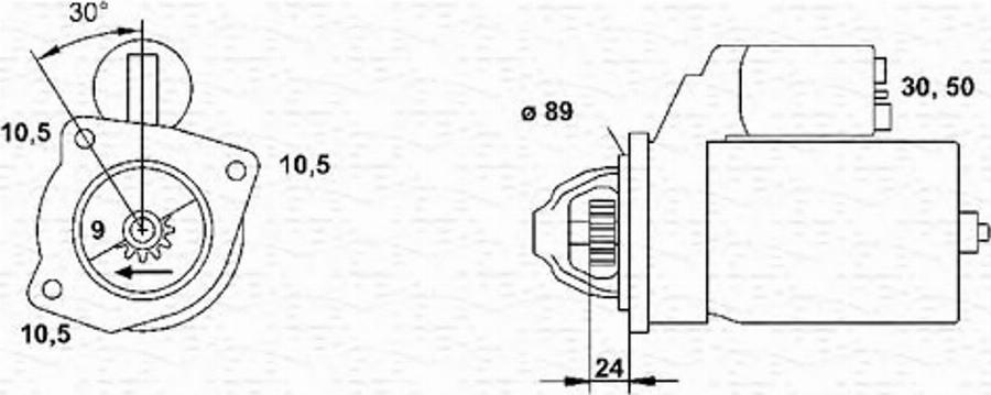 Magneti Marelli 943251075010 - Starteris autodraugiem.lv