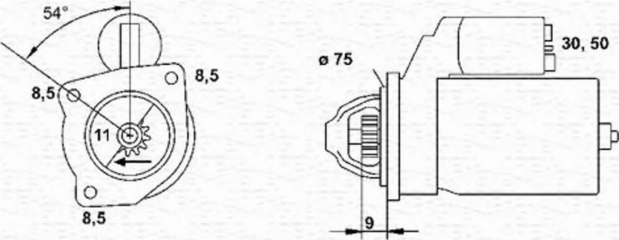 Magneti Marelli 943251111010 - Starteris autodraugiem.lv