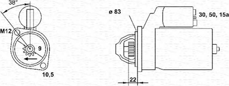 Magneti Marelli 943251139010 - Starteris autodraugiem.lv