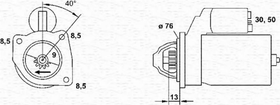 Magneti Marelli 943251268010 - Starteris autodraugiem.lv