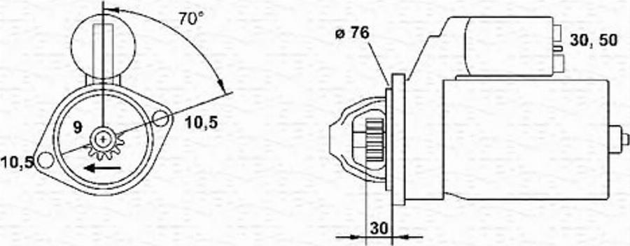 Magneti Marelli 943251273010 - Starteris autodraugiem.lv