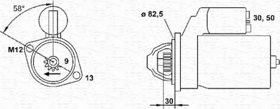 Magneti Marelli 943253150010 - Starteris autodraugiem.lv