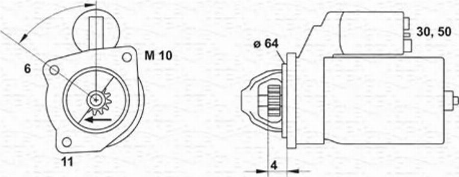 Magneti Marelli 943253113010 - Starteris autodraugiem.lv