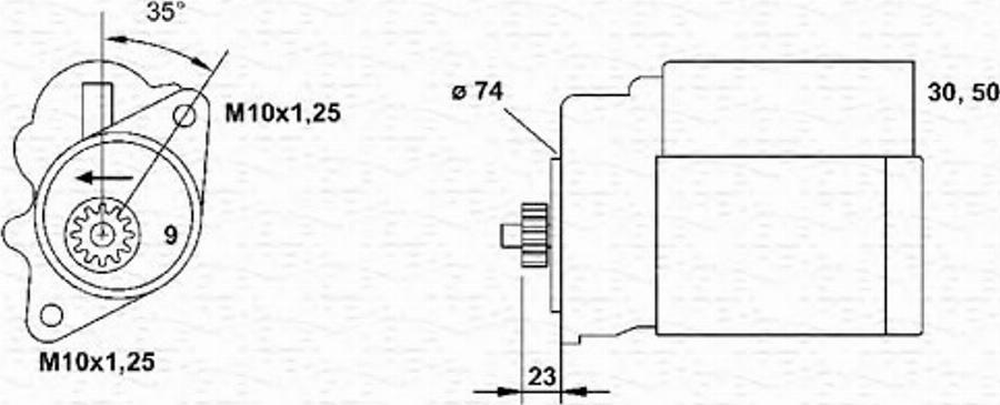 Magneti Marelli 943253216010 - Starteris autodraugiem.lv