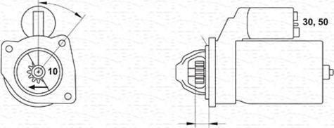 Magneti Marelli 943252290010 - Starteris autodraugiem.lv