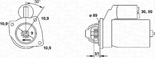 Magneti Marelli 943252244010 - Starteris autodraugiem.lv