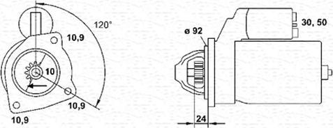 Magneti Marelli 943252240010 - Starteris autodraugiem.lv