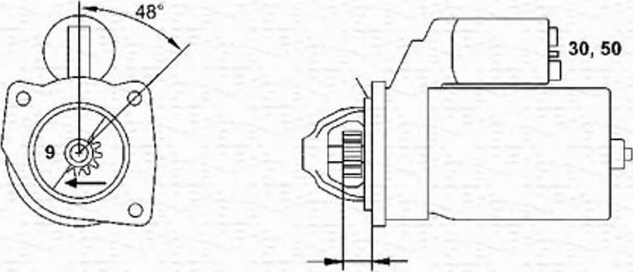 Magneti Marelli 943220439010 - Starteris autodraugiem.lv