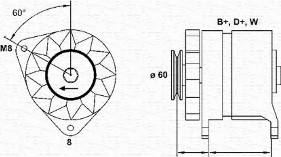 Magneti Marelli 054022197010 - Ģenerators autodraugiem.lv