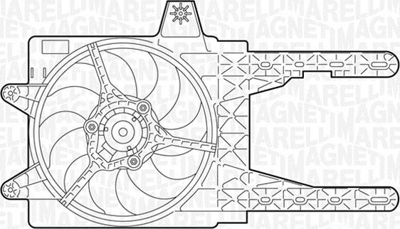 Magneti Marelli 069402312010 - Ventilators, Motora dzesēšanas sistēma autodraugiem.lv