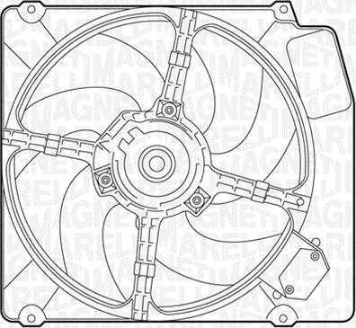 Magneti Marelli 069402251010 - Ventilators, Motora dzesēšanas sistēma autodraugiem.lv