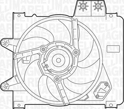 Magneti Marelli 069402283010 - Ventilators, Motora dzesēšanas sistēma autodraugiem.lv