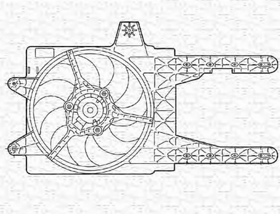 Magneti Marelli 069402282010 - Ventilators, Motora dzesēšanas sistēma autodraugiem.lv