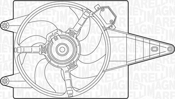 Magneti Marelli 069402271010 - Ventilators, Motora dzesēšanas sistēma autodraugiem.lv