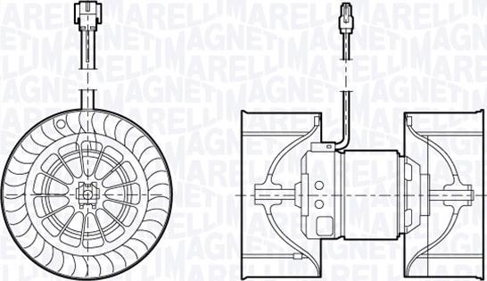 Magneti Marelli 069412691010 - Salona ventilators autodraugiem.lv