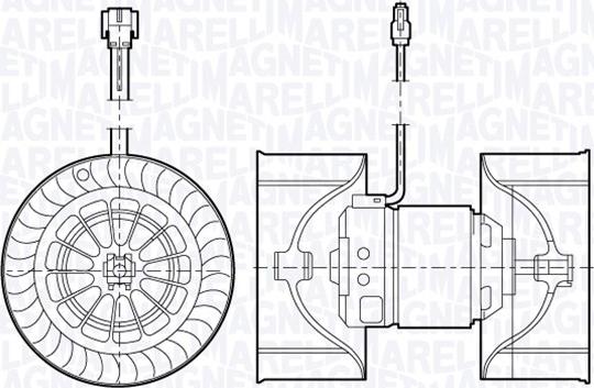 Magneti Marelli 069412671010 - Salona ventilators autodraugiem.lv