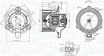 Magneti Marelli 069412340010 - Salona ventilators autodraugiem.lv