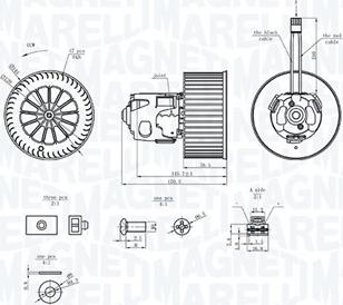 Magneti Marelli 069412365010 - Salona ventilators autodraugiem.lv