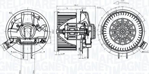 Magneti Marelli 069412305010 - Salona ventilators autodraugiem.lv