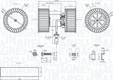 Magneti Marelli 069412208010 - Salona ventilators autodraugiem.lv