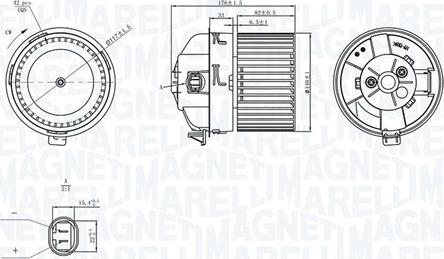 Magneti Marelli 069412282010 - Salona ventilators autodraugiem.lv