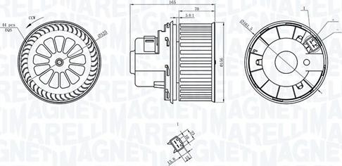 Magneti Marelli 069412235010 - Salona ventilators autodraugiem.lv