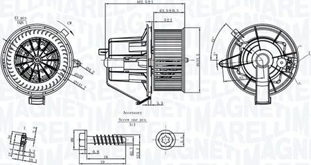 Magneti Marelli 069412224010 - Salona ventilators autodraugiem.lv