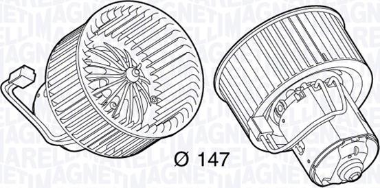 Magneti Marelli 069412702010 - Salona ventilators autodraugiem.lv