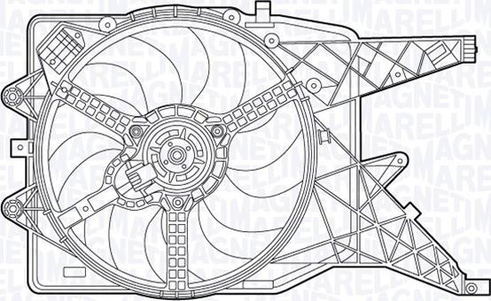 Magneti Marelli 069422491010 - Ventilators, Motora dzesēšanas sistēma autodraugiem.lv