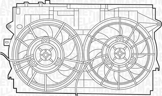 Magneti Marelli 069422445010 - Ventilators, Motora dzesēšanas sistēma autodraugiem.lv