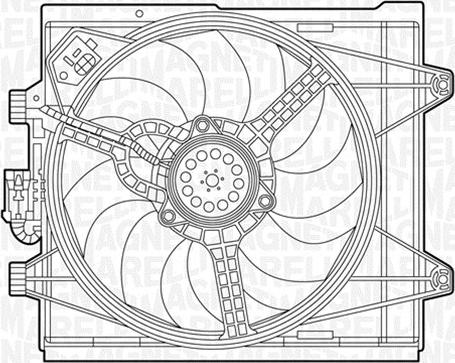 Magneti Marelli 069422451010 - Ventilators, Motora dzesēšanas sistēma autodraugiem.lv