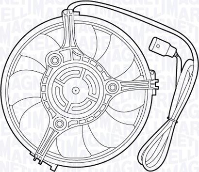 Magneti Marelli 069422467010 - Ventilators, Motora dzesēšanas sistēma autodraugiem.lv