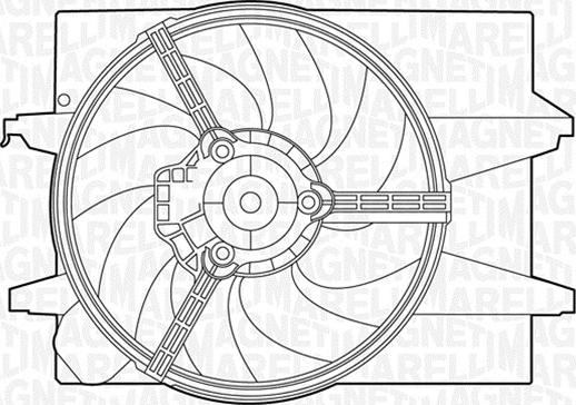 Magneti Marelli 069422400010 - Ventilators, Motora dzesēšanas sistēma autodraugiem.lv