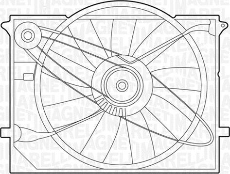 Magneti Marelli 069422416010 - Ventilators, Motora dzesēšanas sistēma autodraugiem.lv