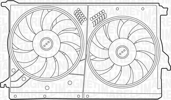 Magneti Marelli 069422439010 - Ventilators, Motora dzesēšanas sistēma autodraugiem.lv