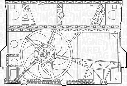 Magneti Marelli 069422430010 - Ventilators, Motora dzesēšanas sistēma autodraugiem.lv