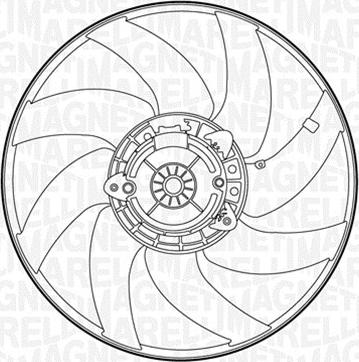 Magneti Marelli 069422422010 - Ventilators, Motora dzesēšanas sistēma autodraugiem.lv