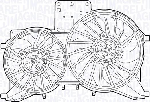 Magneti Marelli 069422541010 - Ventilators, Motora dzesēšanas sistēma autodraugiem.lv