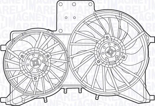 Magneti Marelli 069422542010 - Ventilators, Motora dzesēšanas sistēma autodraugiem.lv