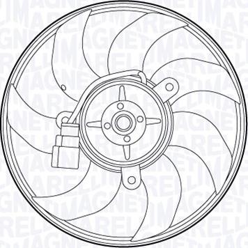 Magneti Marelli 069422556010 - Ventilators, Motora dzesēšanas sistēma autodraugiem.lv