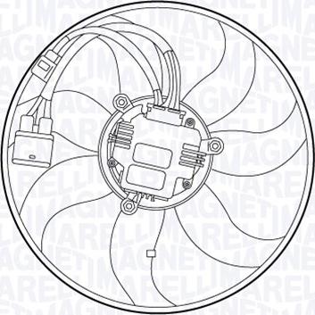 Magneti Marelli 069422557010 - Ventilators, Motora dzesēšanas sistēma autodraugiem.lv