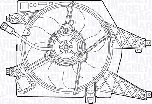 Magneti Marelli 069422561010 - Ventilators, Motora dzesēšanas sistēma autodraugiem.lv