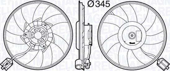 Magneti Marelli 069422587010 - Ventilators, Motora dzesēšanas sistēma autodraugiem.lv